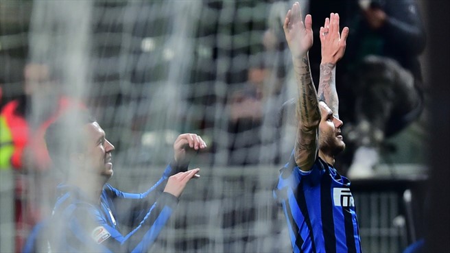 Icardi anotó en el triunfo de Inter sobre Sampdoria