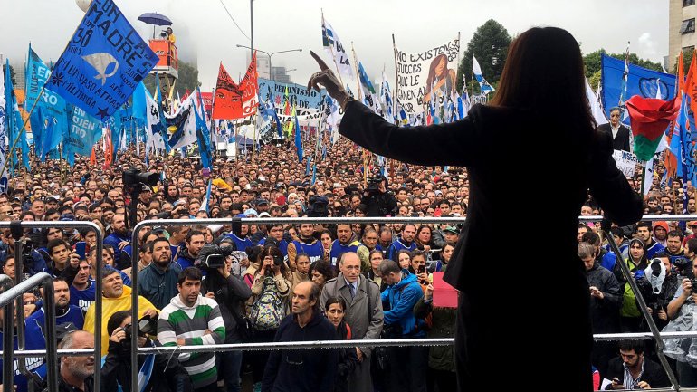 Cinco frases de CFK en su vuelta a la escena pública