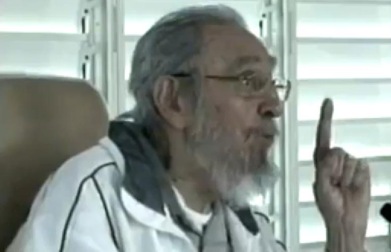 Fidel Castro reapareció en un acto público