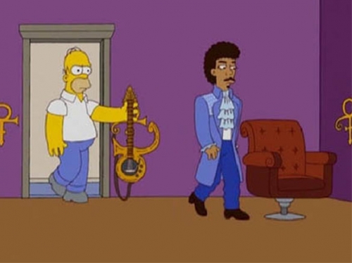 El capitulo no emitido de los Simpson sobre Prince