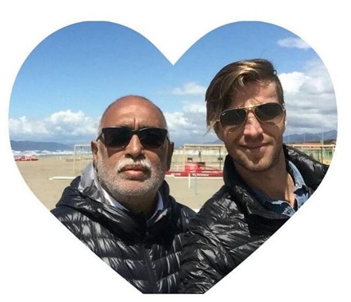 Oscar González Oro presentó a su novio en Instagram