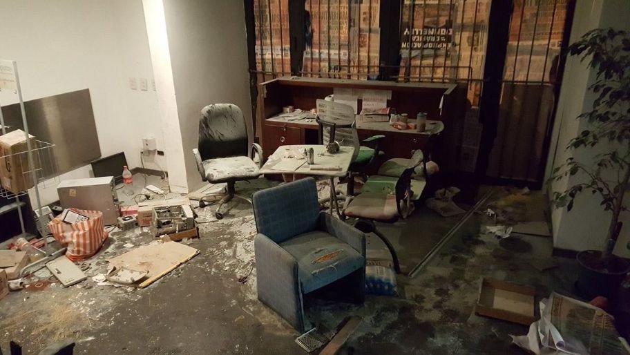 Una patota entró a la fuerza y causó destrozos en Tiempo Argentino