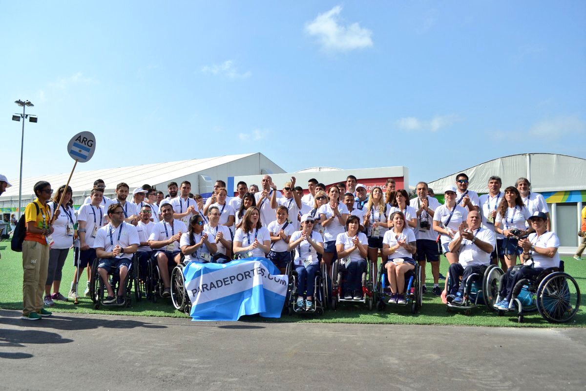 La delegación argentina en los Juegos Paralímpicos