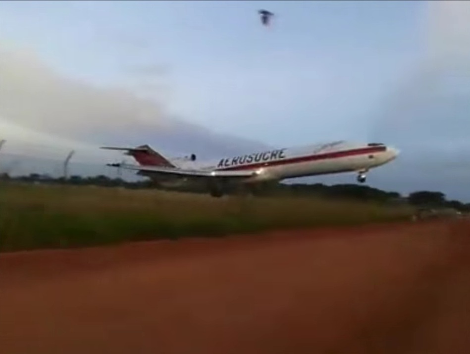 Se estrelló un avión en Colombia y fue filmado por varios testigos