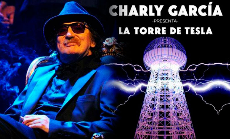 Charly Garcia vuelve al Luna con su Torre de Tesla