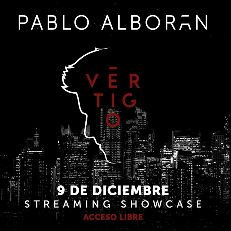 Pablo Alborán presenta «Vértigo» vía streaming