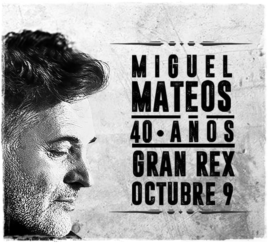 Miguel Mateos festeja sus «40 Años» con la Música