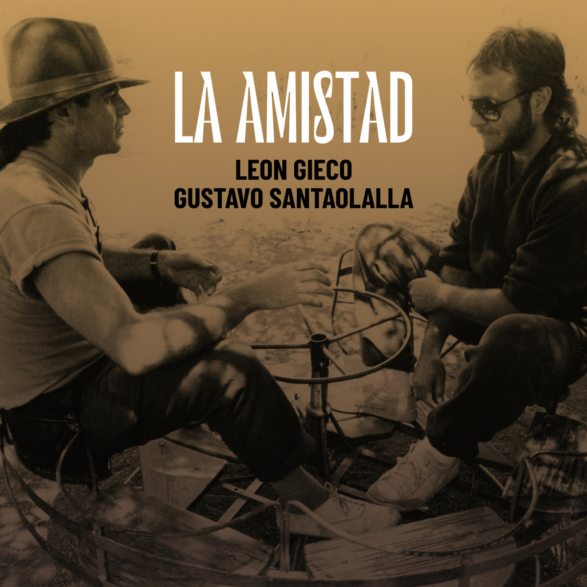 León Gieco y Gustavo Santaolalla en «La Amistad»