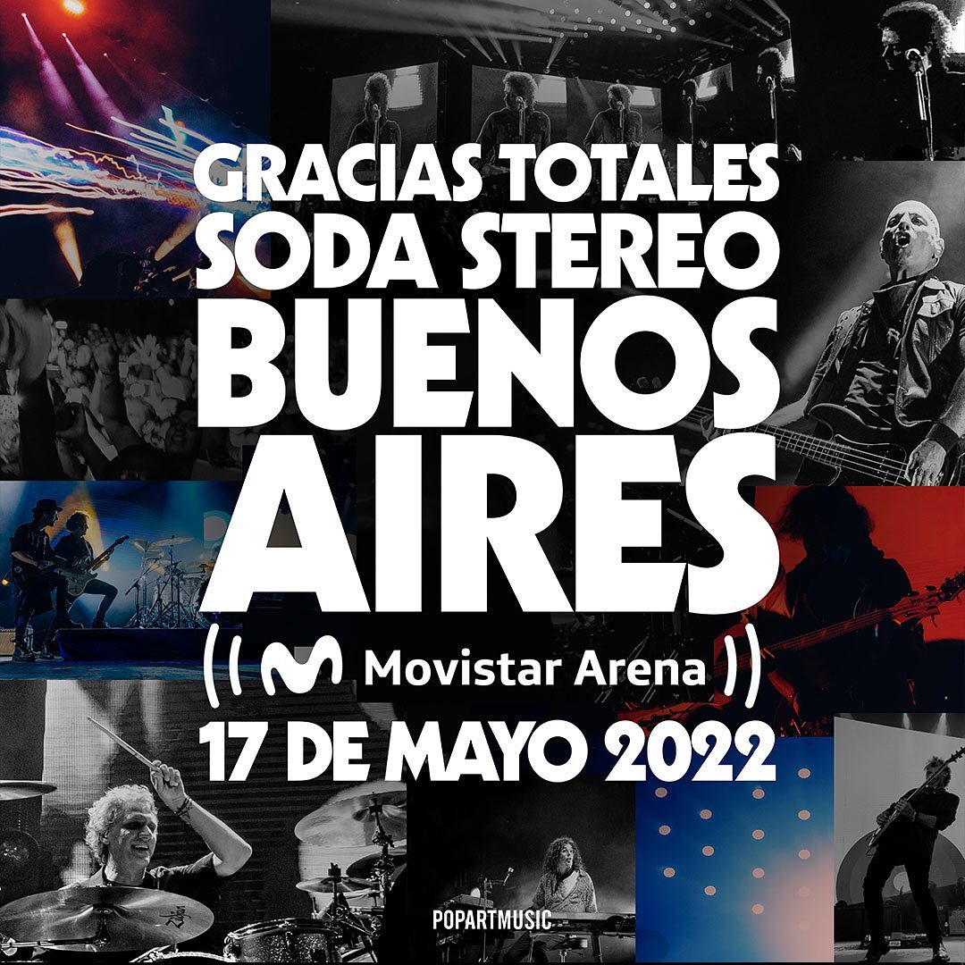 «Gracias Totales-Soda Stereo» vuelve a la Argentina