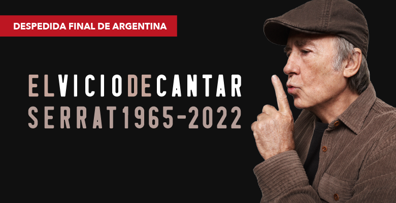 Joan Manuel Serrat se despide de Argentina y de los escenarios