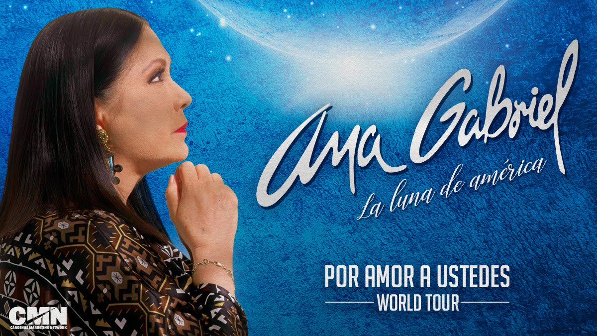 Ana Gabriel presenta en Argentina “Por Amor A Ustedes – World Tour”